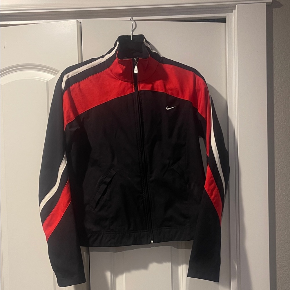 Nike Retro Sweatsuit Black and Red - Cropped Pants